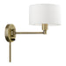 Livex Lighting - 40080-01 - One Light Swing Arm Wall Lamp - Swing Arm Wall Lamps - Antique Brass