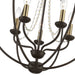 Livex Lighting - 40915-07 - Five Light Chandelier - Arabella - Bronze with Antique Brass Finish Candles