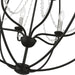 Livex Lighting - 40916-04 - Six Light Pendant Chandelier - Arabella - Black with Brushed Nickel Finish Candles