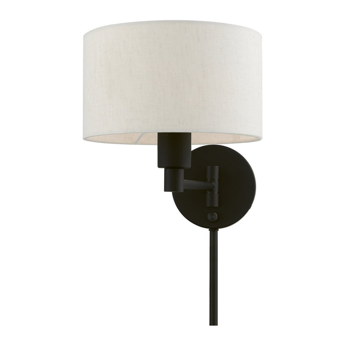 Livex Lighting - 40940-04 - One Light Swing Arm Wall Lamp - Swing Arm Wall Lamps - Black
