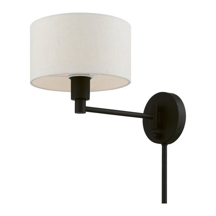 Livex Lighting - 40940-04 - One Light Swing Arm Wall Lamp - Swing Arm Wall Lamps - Black