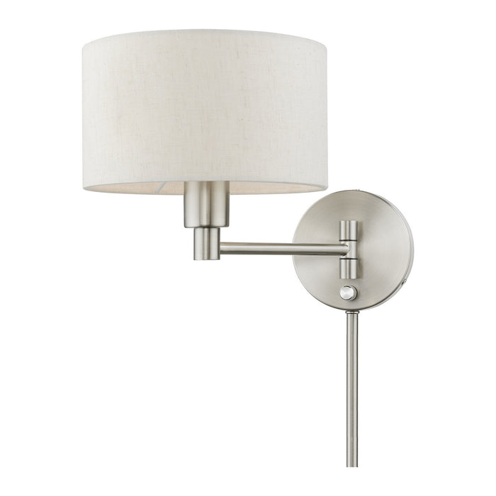 Livex Lighting - 40940-91 - One Light Swing Arm Wall Lamp - Swing Arm Wall Lamps - Brushed Nickel