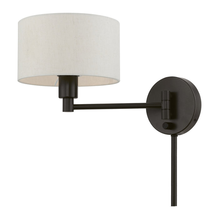 Livex Lighting - 40940-92 - One Light Swing Arm Wall Lamp - Swing Arm Wall Lamps - English Bronze