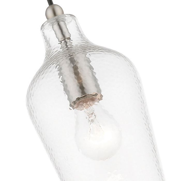 Livex Lighting - 41240-91 - One Light Mini Pendant - Avery - Brushed Nickel