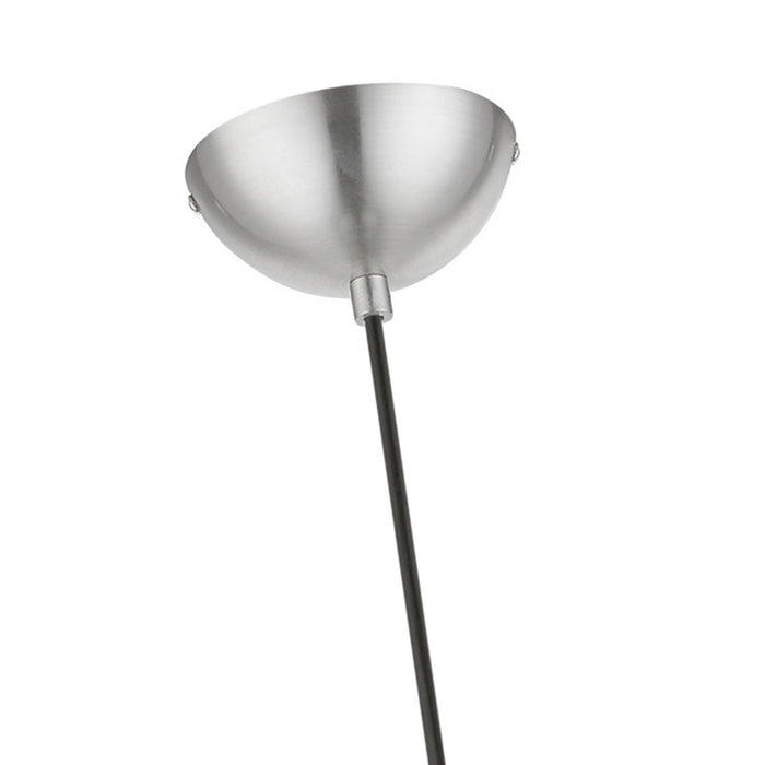 Livex Lighting - 45482-91 - One Light Pendant - Stockton - Brushed Nickel with Polished Chrome