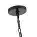 Livex Lighting - 46175-68 - Seven Light Pendant Chandelier - Tribeca - Shiny Black with Polished Brass