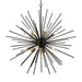 Livex Lighting - 46177-68 - 13 Light Foyer Chandelier - Tribeca - Shiny Black with Polished Brass