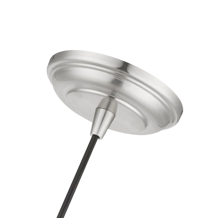 Livex Lighting - 46480-91 - One Light Pendant - Moreland - Brushed Nickel