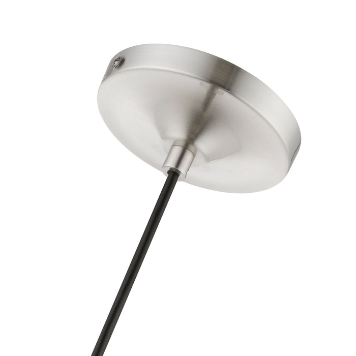 Livex Lighting - 46501-91 - One Light Mini Pendant - Catania - Brushed Nickel