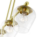 Livex Lighting - 46724-12 - Four Light Linear Chandelier - Willow - Satin Brass