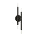 Livex Lighting - 46771-04 - Four Light Wall Sconce - Soho - Black with Brushed Nickel
