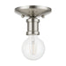 Livex Lighting - 47160-91 - One Light Flush Mount - Lansdale - Brushed Nickel