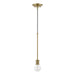 Livex Lighting - 47161-01 - One Light Pendant - Lansdale - Antique Brass