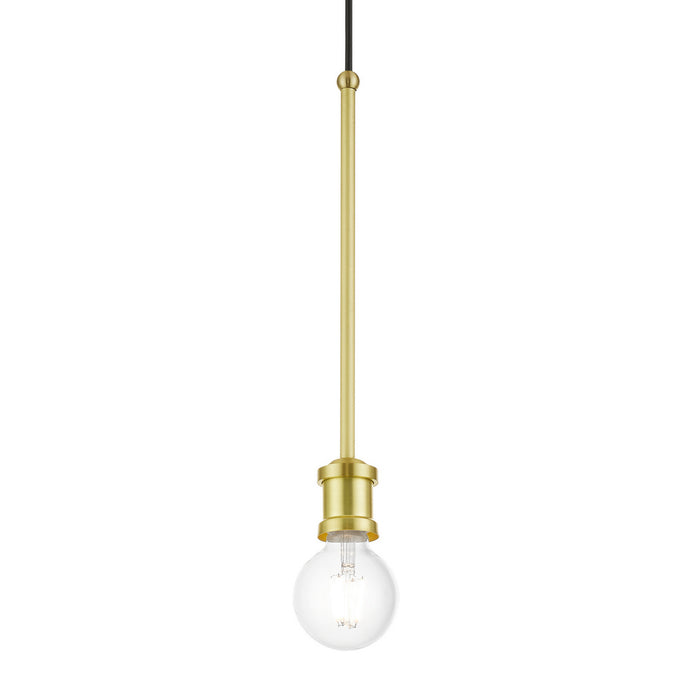 Livex Lighting - 47161-12 - One Light Pendant - Lansdale - Satin Brass