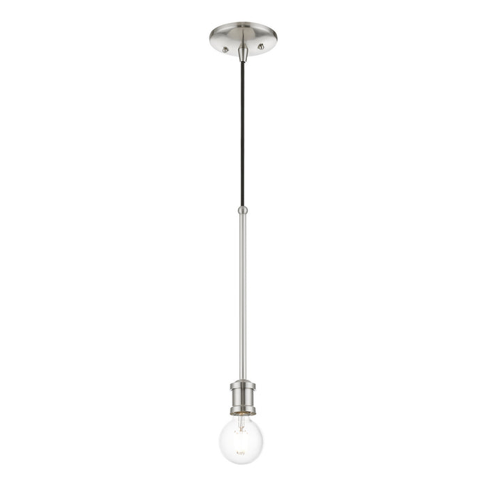 Livex Lighting - 47161-91 - One Light Pendant - Lansdale - Brushed Nickel