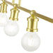 Livex Lighting - 47165-12 - Five Light Linear Chandelier - Lansdale - Satin Brass