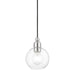 Livex Lighting - 48971-91 - One Light Mini Pendant - Downtown - Brushed Nickel