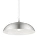 Livex Lighting - 49233-66 - One Light Pendant - Amador - Brushed Aluminum with Polished Chrome