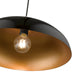 Livex Lighting - 49233-68 - One Light Pendant - Amador - Shiny Black with Polished Chrome