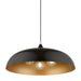Livex Lighting - 49234-68 - Three Light Pendant - Amador - Shiny Black with Polished Chrome