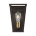 Livex Lighting - 49567-07 - One Light Wall Sconce - Schofield - Bronze with Antique Brass