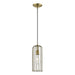 Livex Lighting - 49713-01 - One Light Pendant - Glenbrook - Antique Brass