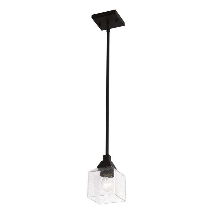 Livex Lighting - 49761-04 - One Light Mini Pendant - Aragon - Black