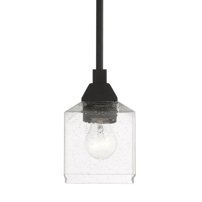 Livex Lighting - 49761-04 - One Light Mini Pendant - Aragon - Black