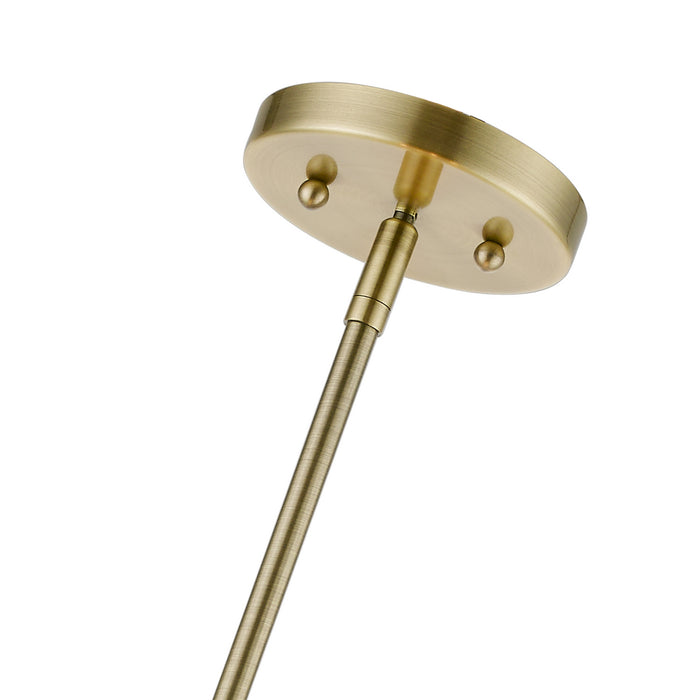 Livex Lighting - 52137-01 - Four Light Pendant Chandelier - Monroe - Antique Brass