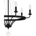 Quoizel - ADL5026MBK - Six Light Chandelier - Adelaide - Matte Black