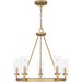 Quoizel - KEL5025NWS - Five Light Chandelier - Kelleher - Nouveau Painted Weathered Brass