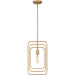 Quoizel - PCDPR1510BWS - One Light Mini Pendant - Dupree - Brushed Weathered Brass