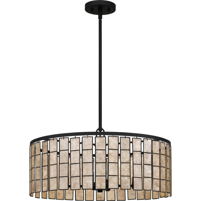 Quoizel - SGLM2822MBK - Four Light Pendant - Seigler - Matte Black