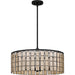 Quoizel - SGLM2822MBK - Four Light Pendant - Seigler - Matte Black