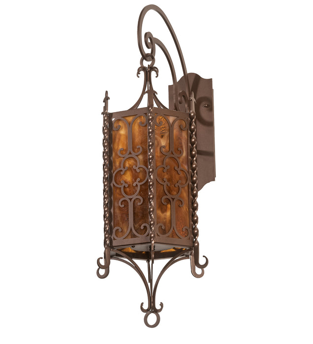 Meyda Tiffany - 220807 - Three Light Wall Sconce - Cosette - Mahogany Bronze