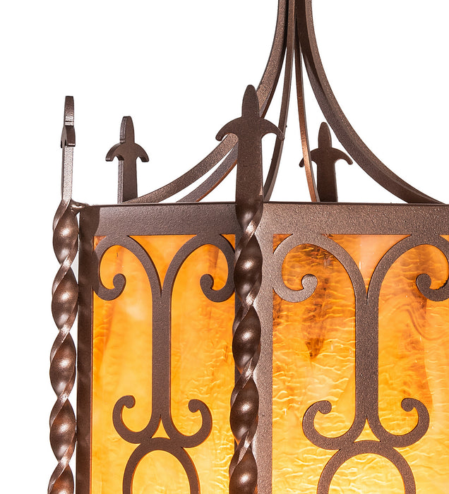 Meyda Tiffany - 220807 - Three Light Wall Sconce - Cosette - Mahogany Bronze