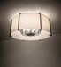 Meyda Tiffany - 245578 - LED Semi-Flushmount - Cilindro - Timeless Bronze