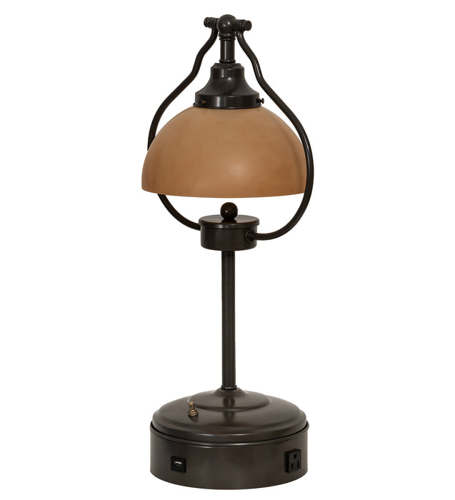 Meyda Tiffany - 247040 - One Light Table Lamp - Sedgwick - Bronze,Timeless Bronze