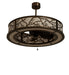 Meyda Tiffany - 247650 - Eight Light Chandel-Air - Branches - Antique Copper