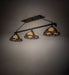 Meyda Tiffany - 248895 - Three Light Pendant - Fleur-De-Lis - Oil Rubbed Bronze