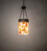 Meyda Tiffany - 249600 - One Light Pendant - Cilindro Calico - Oil Rubbed Bronze