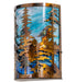 Meyda Tiffany - 250945 - Two Light Wall Sconce - Tall Pines - Transparent Copper,Burnished