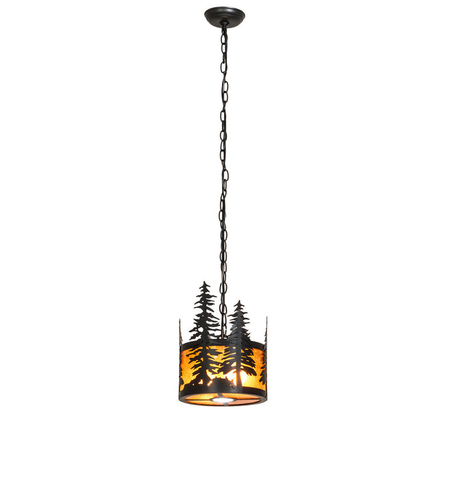 Meyda Tiffany - 251324 - Three Light Pendant - Tall Pines