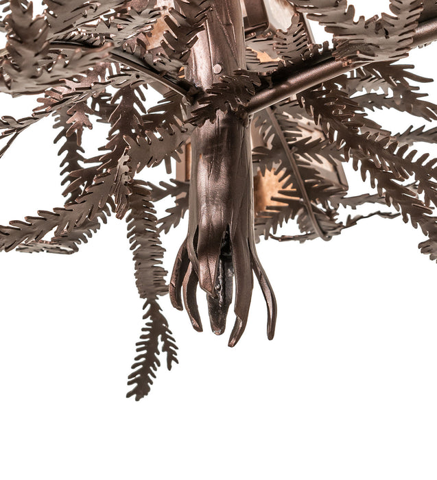 Meyda Tiffany - 251446 - 12 Light Chandelier - Pine Branch - Mahogany Bronze