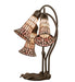 Meyda Tiffany - 251689 - Three Light Table Lamp - Stained Glass Pond Lily - Mahogany Bronze