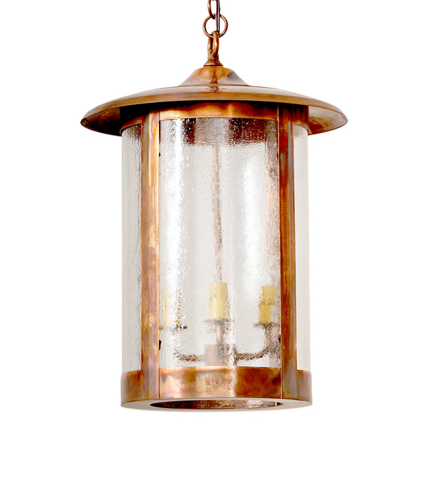 Meyda Tiffany - 252006 - Four Light Pendant - Fulton Lake Charles - Vintage Copper