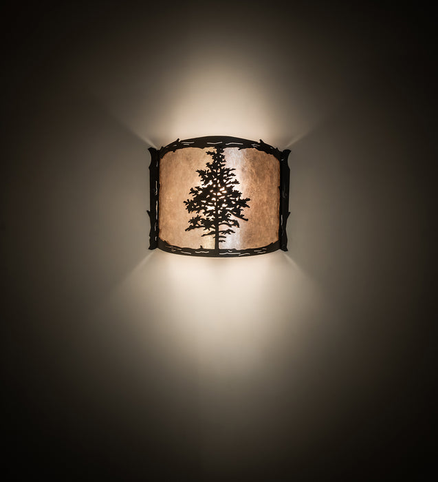 Meyda Tiffany - 252641 - One Light Wall Sconce - Tamarack - Wrought Iron
