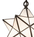 Meyda Tiffany - 253018 - One Light Pendant - Moravian Star - Craftsman Brown