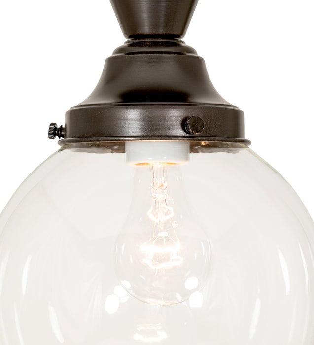 Meyda Tiffany - 253880 - One Light Semi-Flushmount - Revival - Craftsman Brown