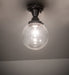 Meyda Tiffany - 253880 - One Light Semi-Flushmount - Revival - Craftsman Brown